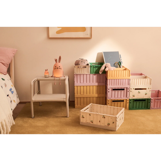 Caixa de Armazenamento Média Weston - Peach / Sea shell