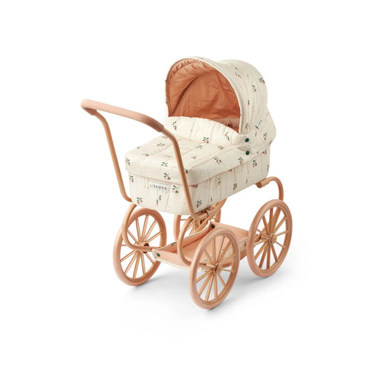 Adaline Doll Pram Peach / Sea shell