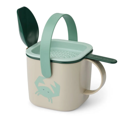 Conjunto Balde de Praia com Peneira  - Crab / Sandy