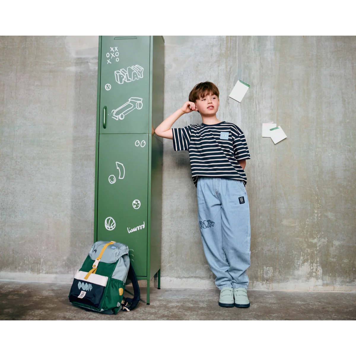 Mochila Escolar Johnny - Play multi mix