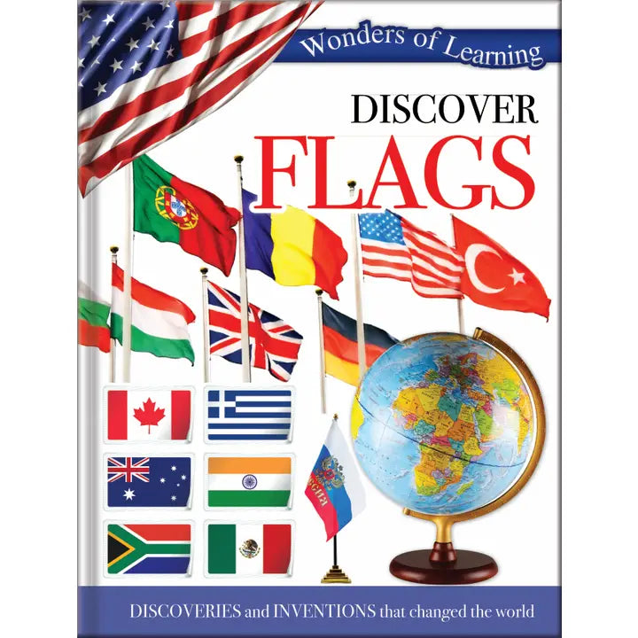 Livro Educativo Infantil - Discover Flags