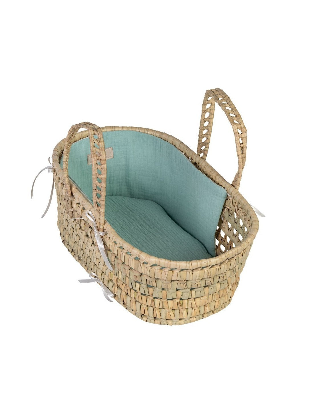Alcofa com Duas Alças Verde - Bonecas 28-34cm