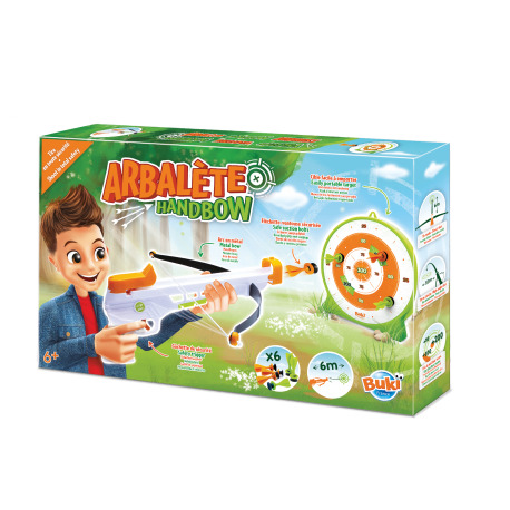 Arco de mão com flechas - sucção