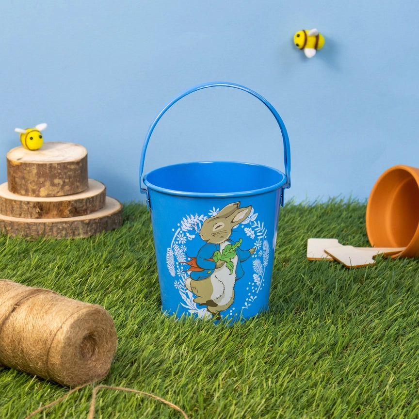 Balde Metálico Infantil Peter Rabbit