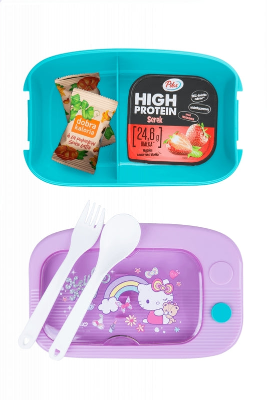 Lancheira Hello Kitty - Rosa/Azul