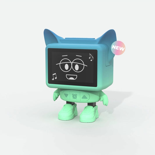 Relógio Despertador Dançante e Coluna Bluetooth - Azul