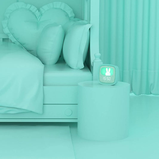 Relógio Despertador com Luz de Presença -  Turquoise