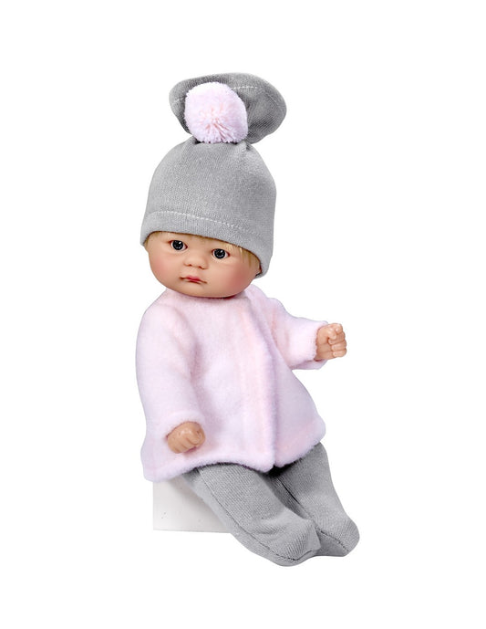Boneca Pantalón Gris 20cm - Rosa
