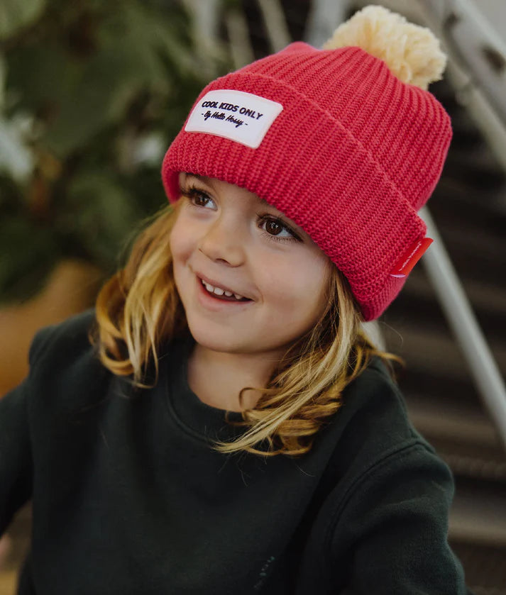 Gorro Hello Hossy Block Framboise Beanie