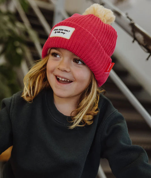 Gorro Hello Hossy Block Framboise Beanie