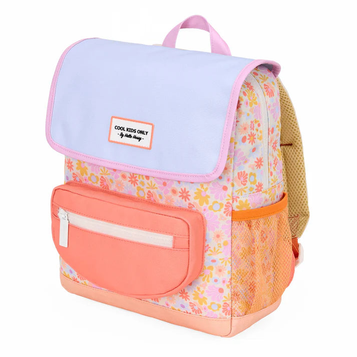 Mochila pré-escolar - Retro Flowers