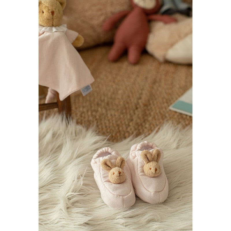 Pantufas para bebé  Coelho - Rosa claro -  0-1 ano