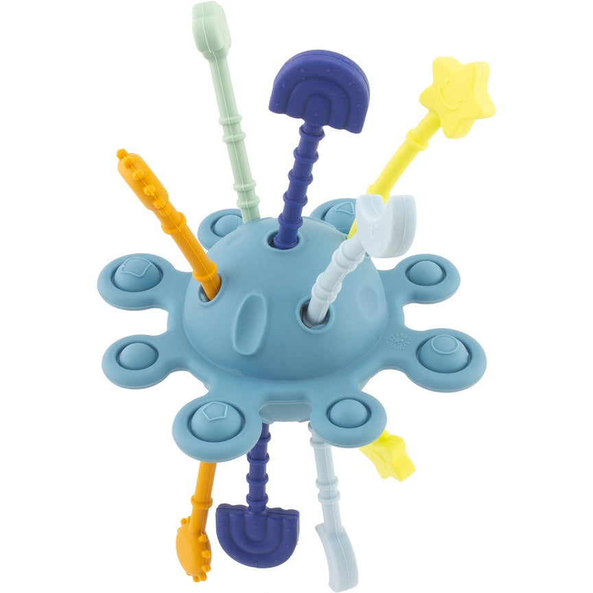 Brinquedo Sensorial de Silicone - Lua Azul