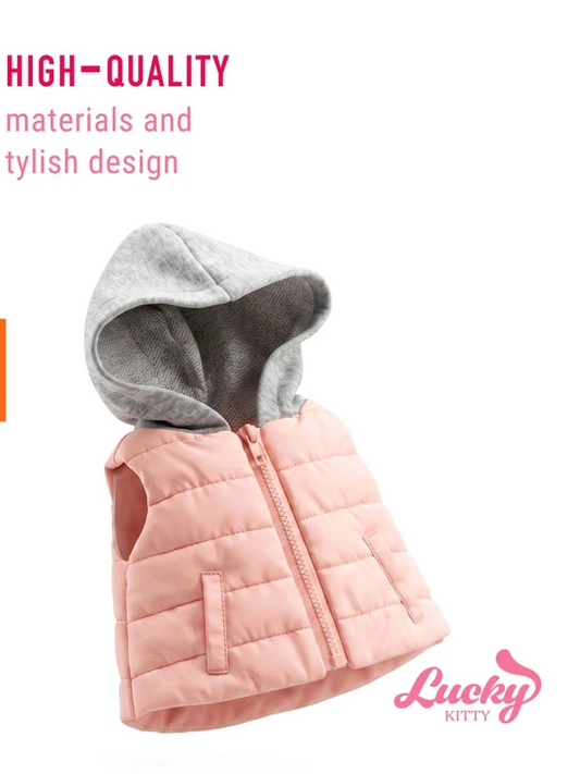 Conjunto de roupa de peluche Lucky Kitty: Casual Blossom