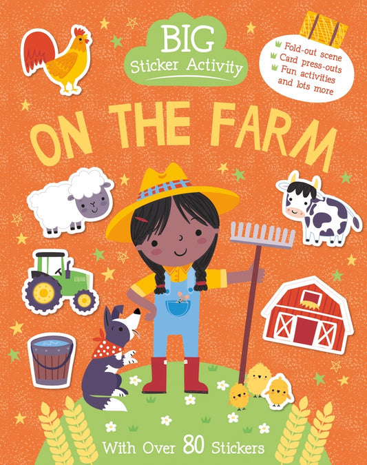 Livro de Atividades com  Adesivos – Fazenda