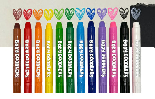 Lápis de cera para o corpo e rosto - não tóxico