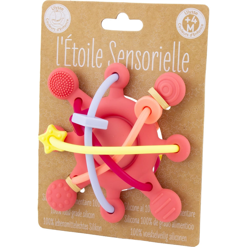 Mordedor Sensorial de Silicone - Vermelho