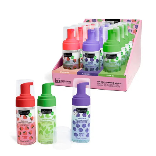 Mousse de limpeza facial