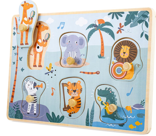 Puzzle Sonoro: Selva Musical (6 peças)