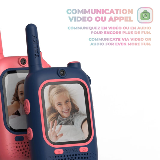 Walkie-talkies com vídeo para crianças