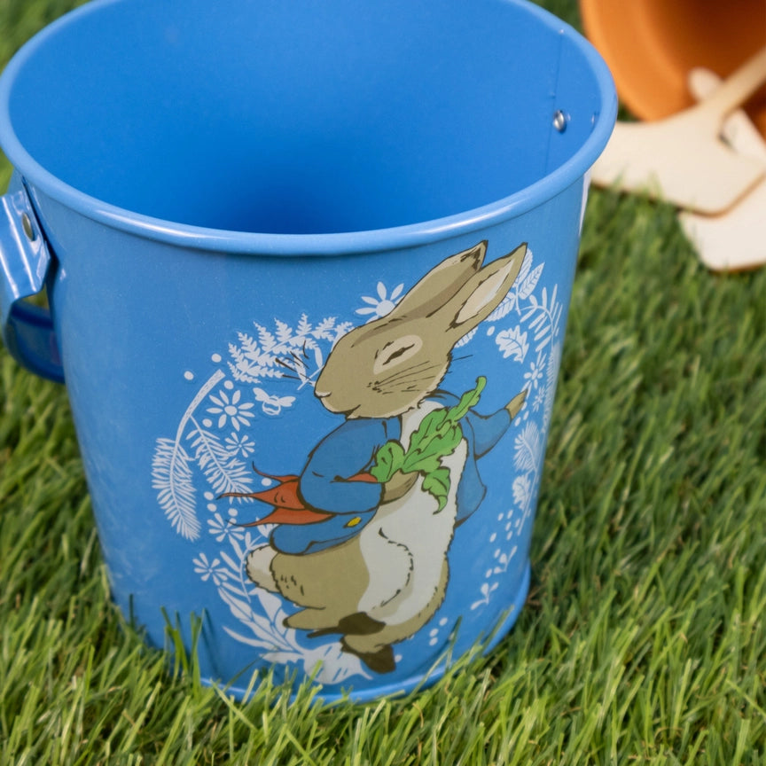 Balde Metálico Infantil Peter Rabbit