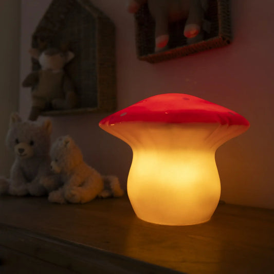 Candeeiro cogumelo médio vermelho - Egmont