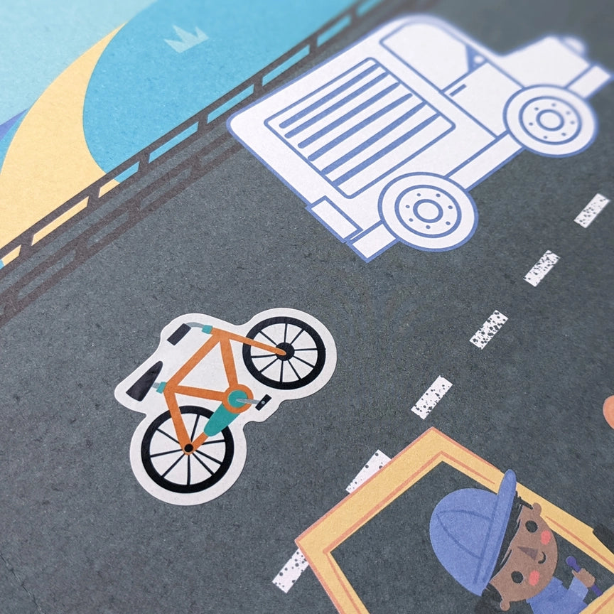 Livro de Adesivos  - Veículos