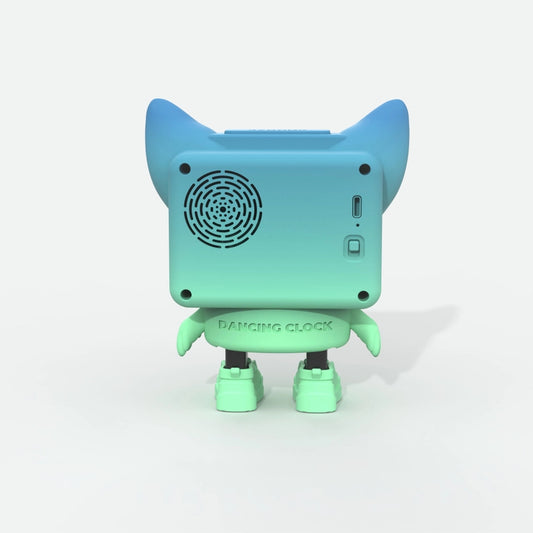 Relógio Despertador Dançante e Coluna Bluetooth - Azul