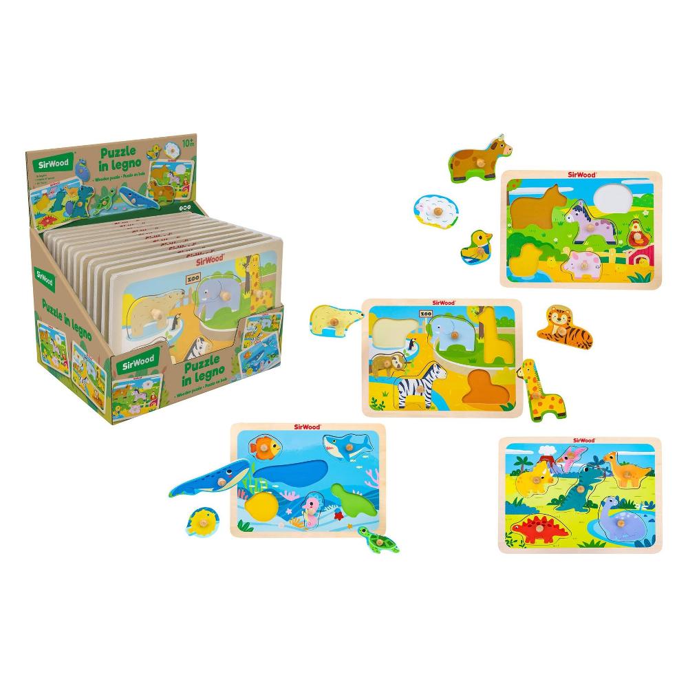 Puzzle de madeira - Animais