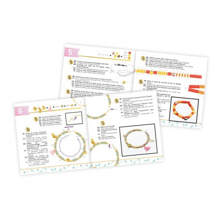 Kit fazer bijutaria com missangas - Heishi