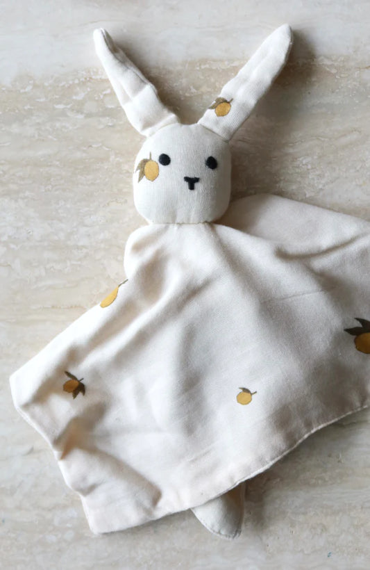 Doudou sleepy rabbit - lemon