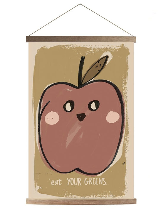 Poster/Ilustração “eat your greens” - 50x70 cm