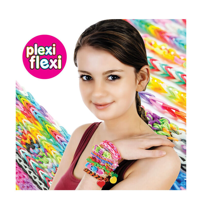 Kit de elásticos p/ fazer pulseiras 800pcs