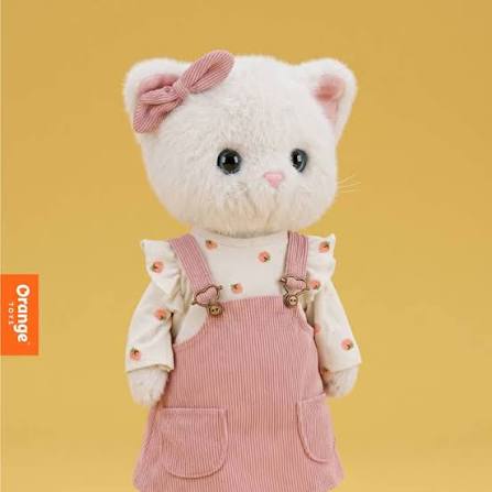 Peluche lucky kitty Sophie: Spring Melody