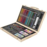 CAIXA DE PINTURA EM MADEIRA 79 PCS