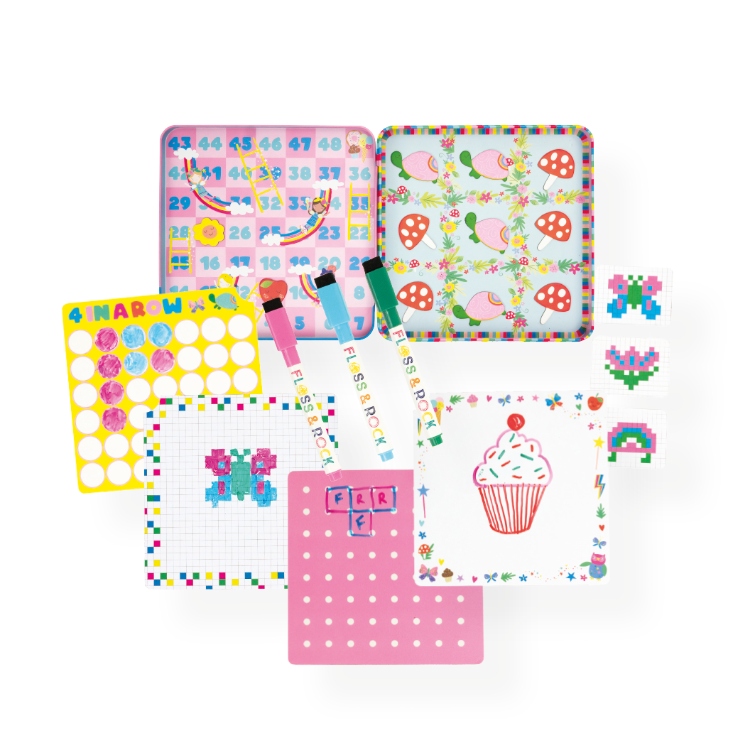 Conjunto de 6 jogos magnéticos - Fada do Arco-Íris