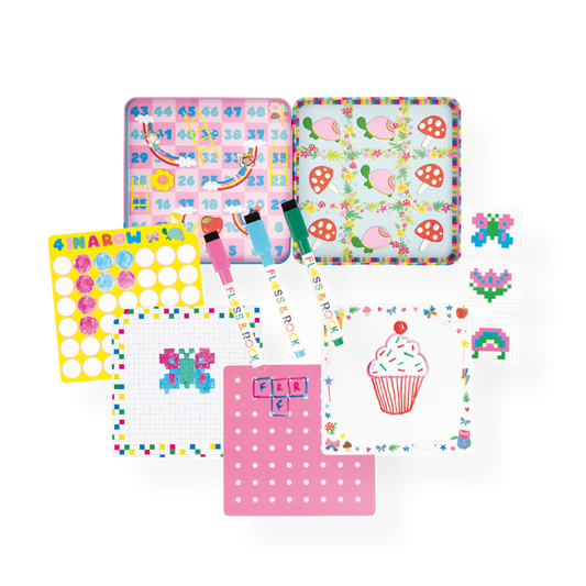 Conjunto de 6 jogos magnéticos - Fada do Arco-Íris