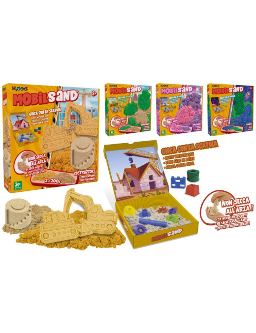 Areia Mágica 2x200gr c/acessorios