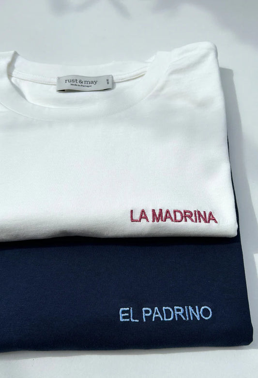 Madrina/Padrino T-shirt (NAO DISPONIVEL EM LOJA SO POR ENCOMENDA)
