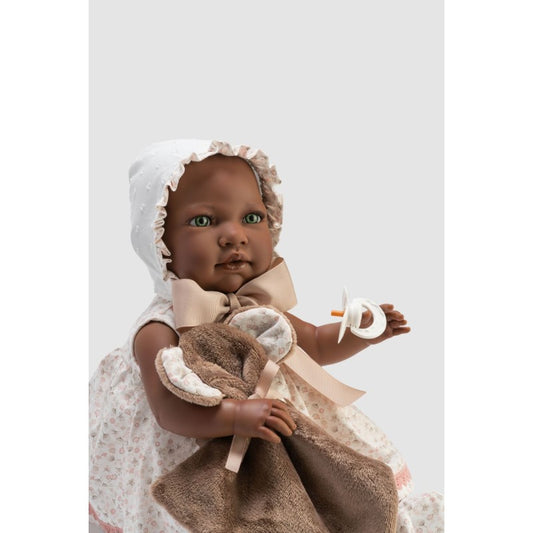 Boneca Reborn Lara c/manta