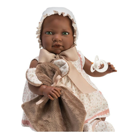 Boneca Reborn Lara c/manta