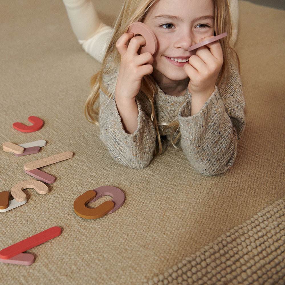 Números Magnéticos Jota - Mezcla de Frambuesa