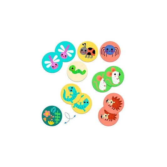 Pequenos Animais 32 pcs - Jogo de Memória e Associação