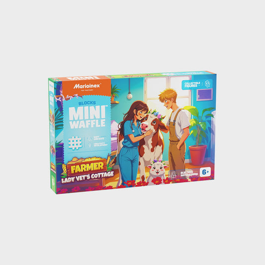 Casa da Senhora Veterinária 100pcs - Mini Waffle City