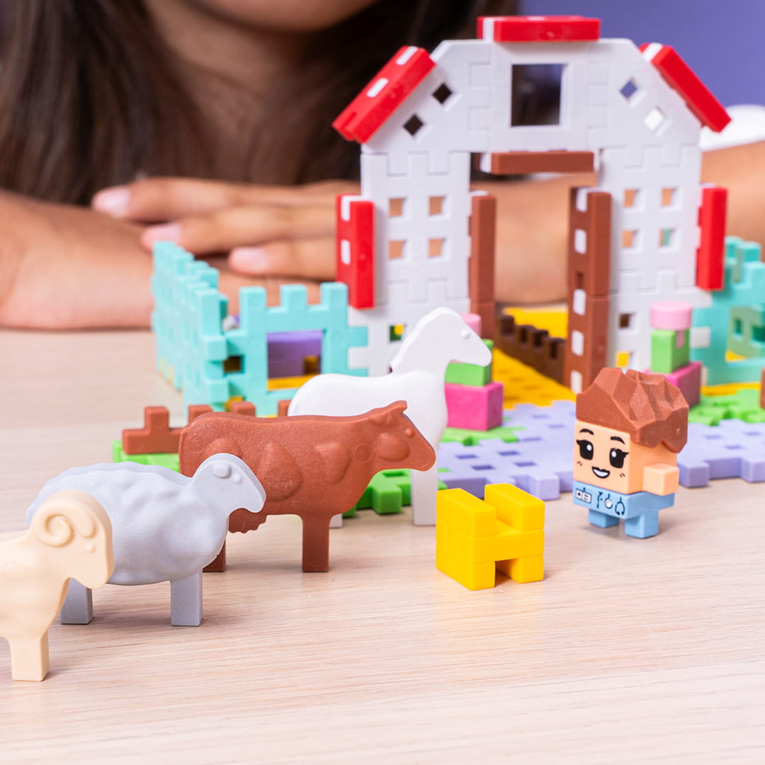 Casa da Senhora Veterinária 100pcs - Mini Waffle City