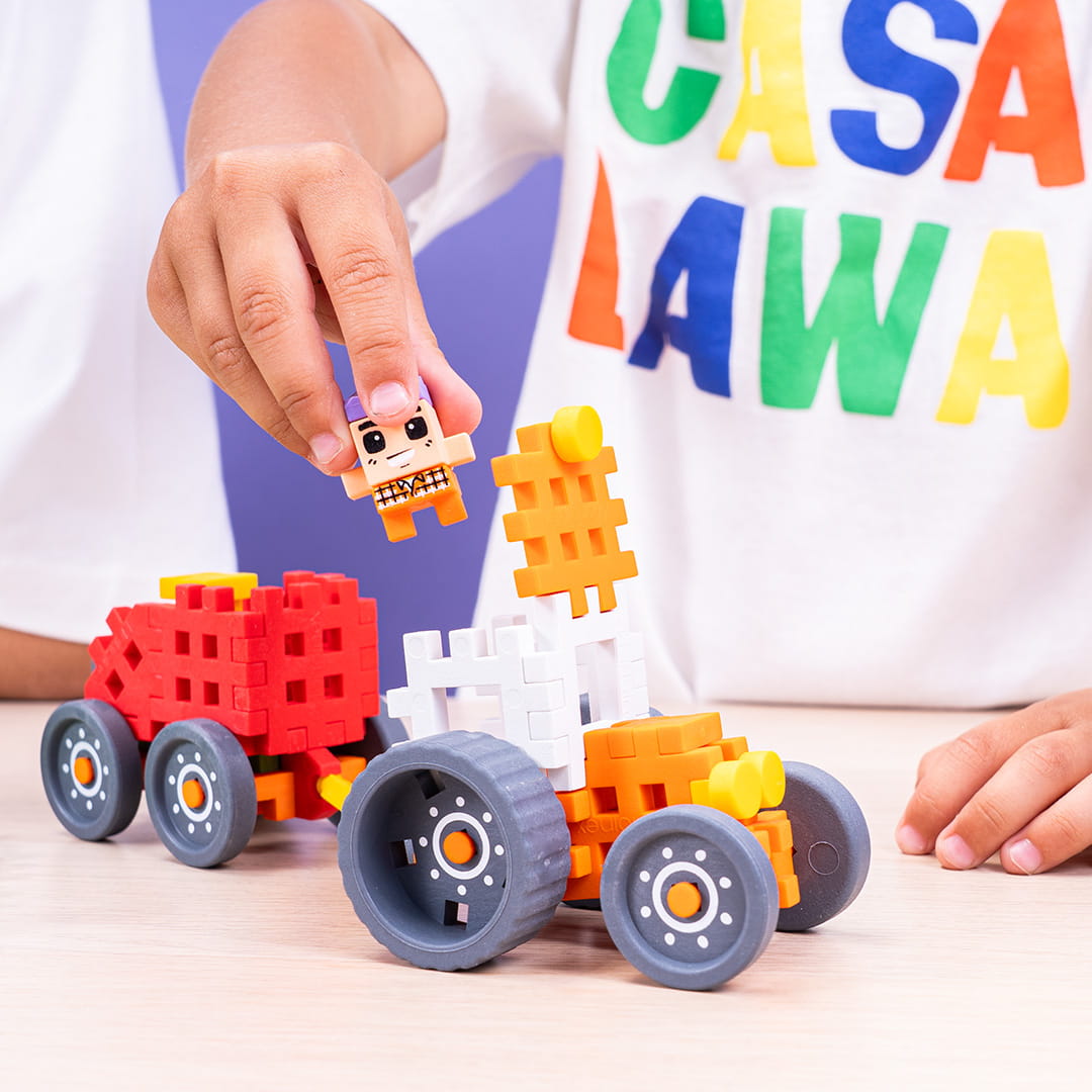 Tractores e o Pasto Glorioso 100pcs - Mini Waffle City