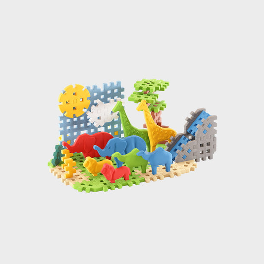 Animais Savanna 50pcs - Mini Waffle