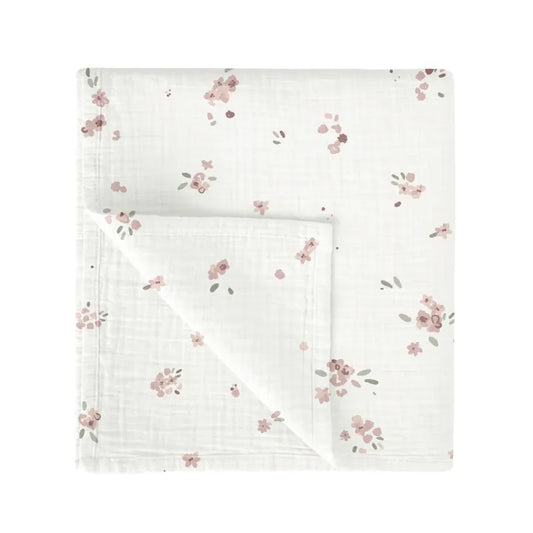Musselina/Fralda Bambu - Monet Rosa
