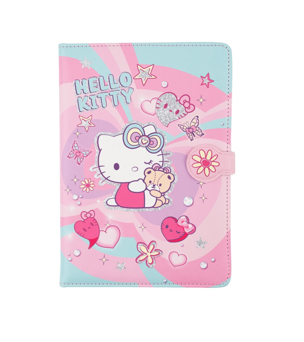 Caderno A5 Hello Kity Fecho Magnetico - Sweet