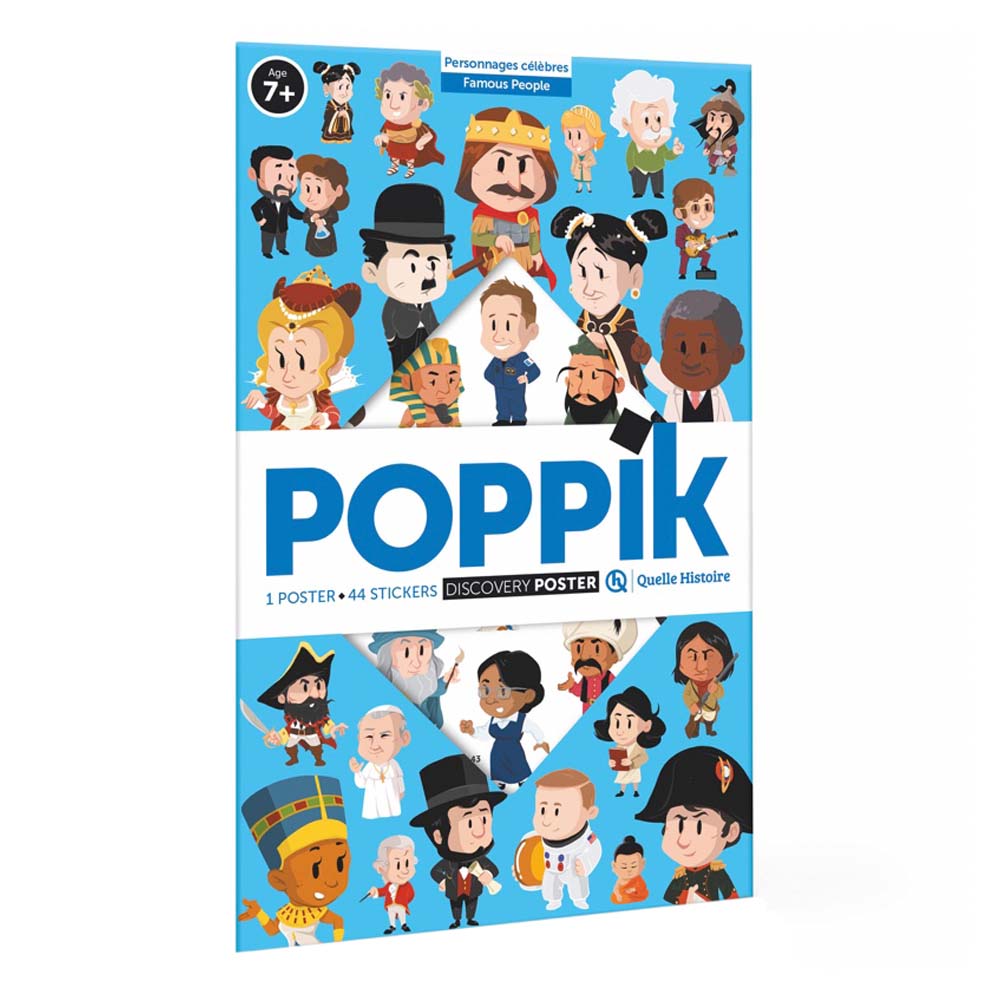 Póster Poppik + pegatinas - Personajes famosos